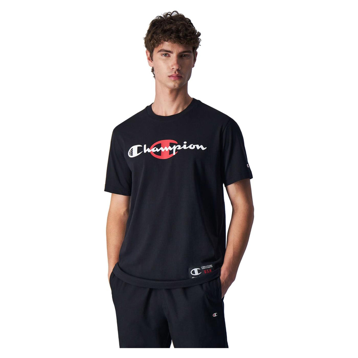 CHAMPION CREWNECK T-SHIRT