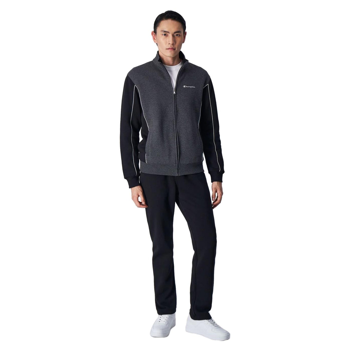 CHAMPION FULL ZIP SUIT - Grigio scuro - vista 2