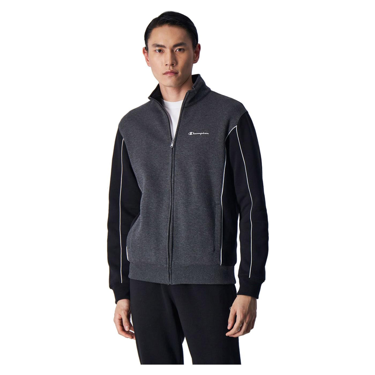 CHAMPION FULL ZIP SUIT - Grigio scuro - vista 4