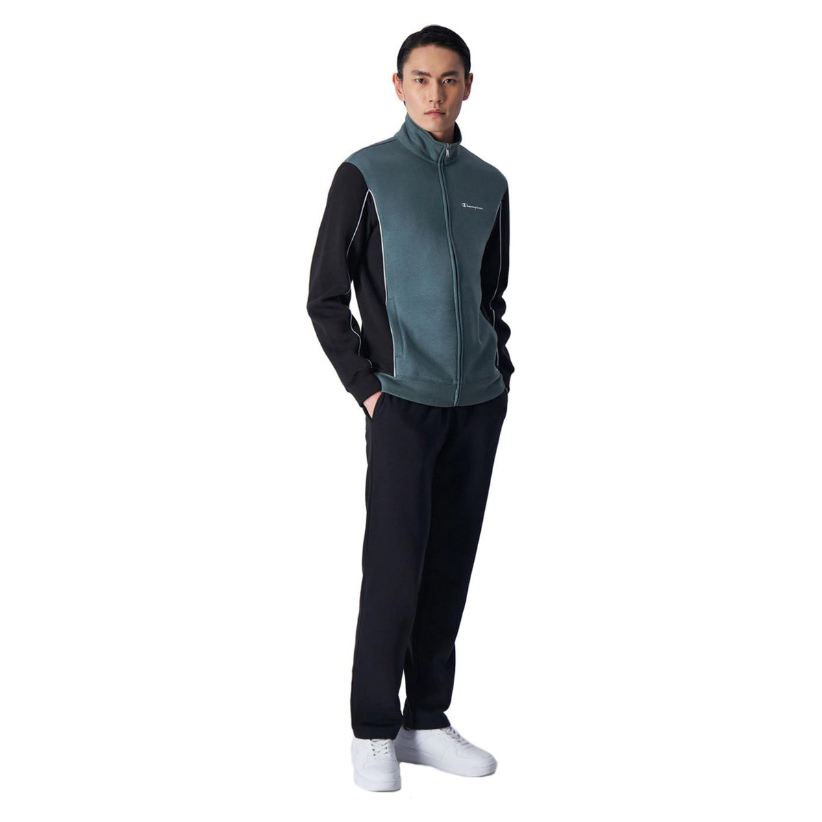 CHAMPION FULL ZIP SUIT - Verde - vista 2