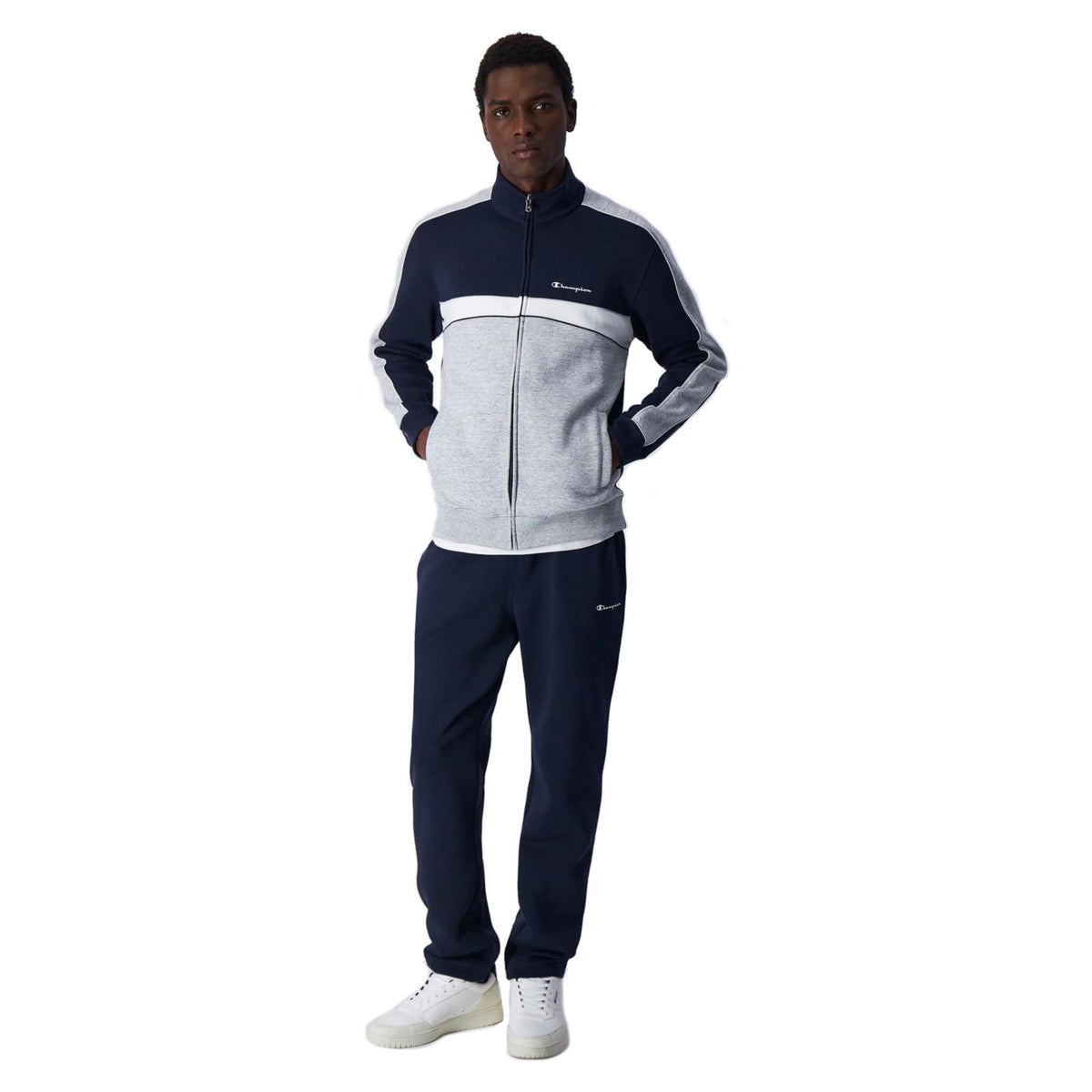 CHAMPION FULL ZIP SUIT - Blu - vista 2