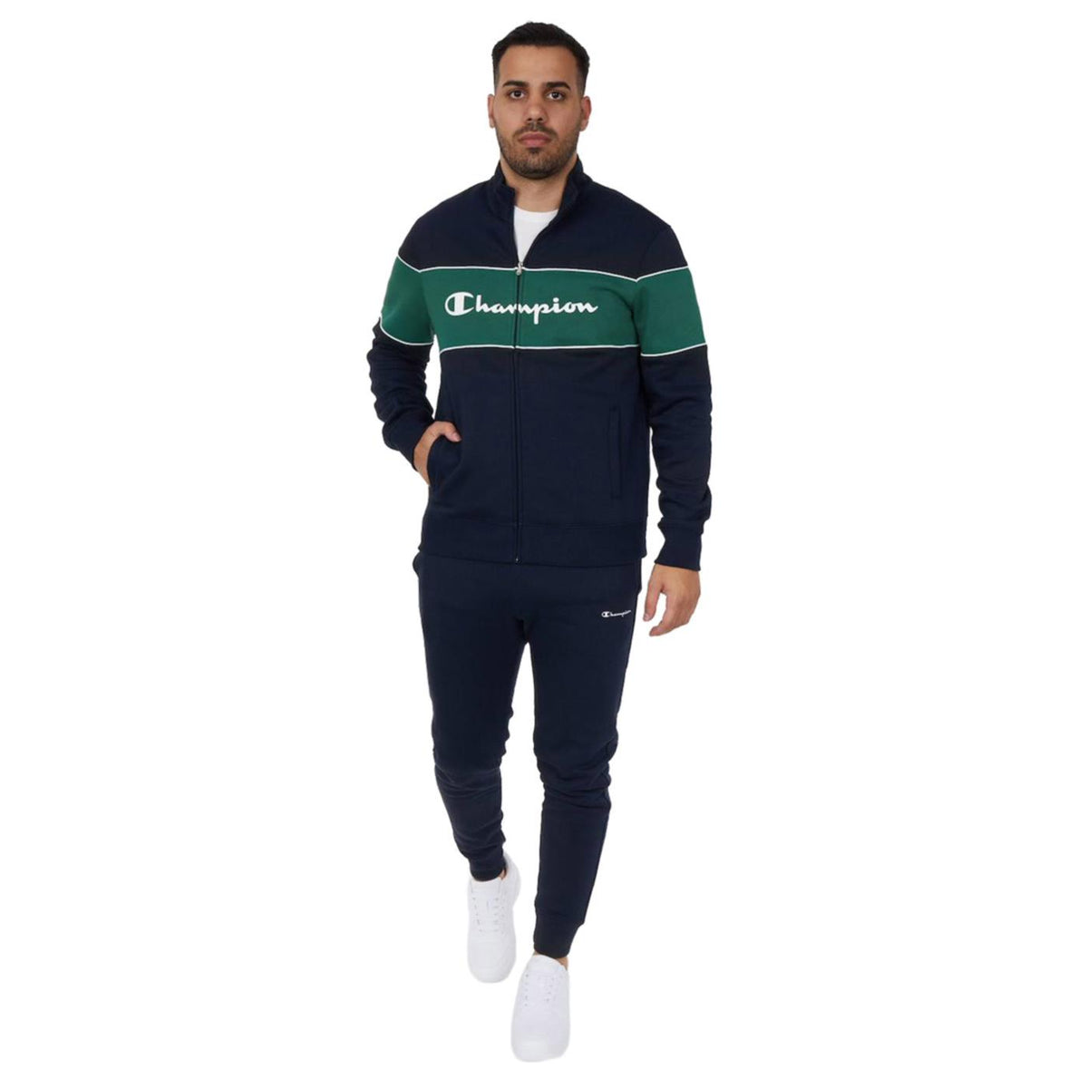CHAMPION FULL ZIP SUIT - Blu - vista 2