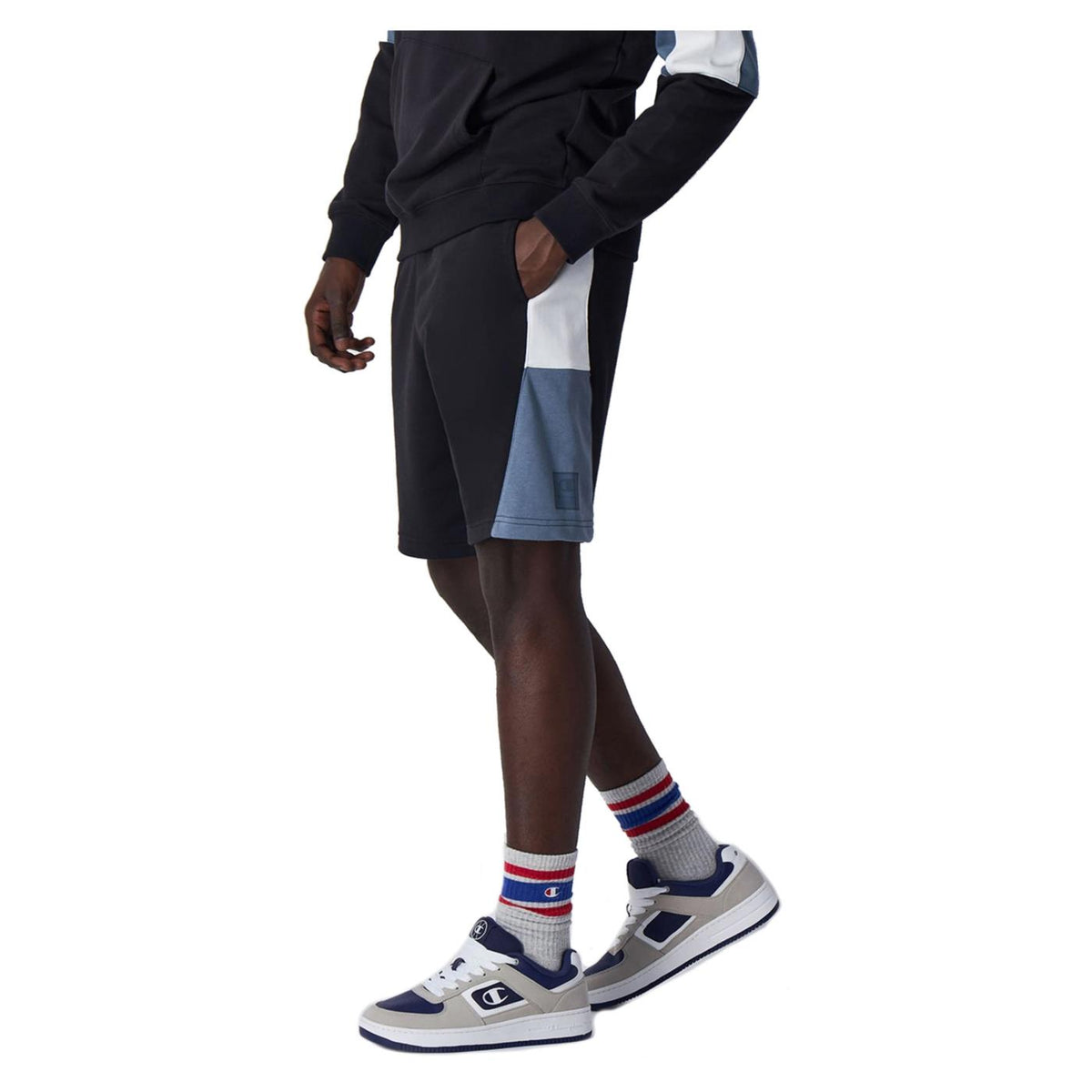CHAMPION BERMUDA - Nero - vista 2