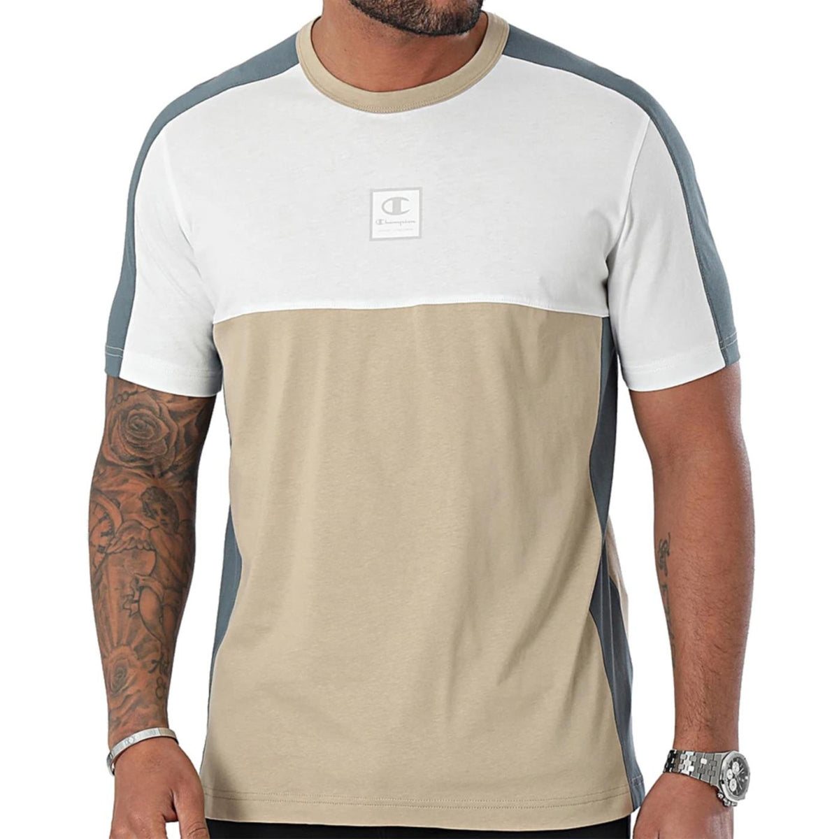 CHAMPION CREWNECK T-SHIRT