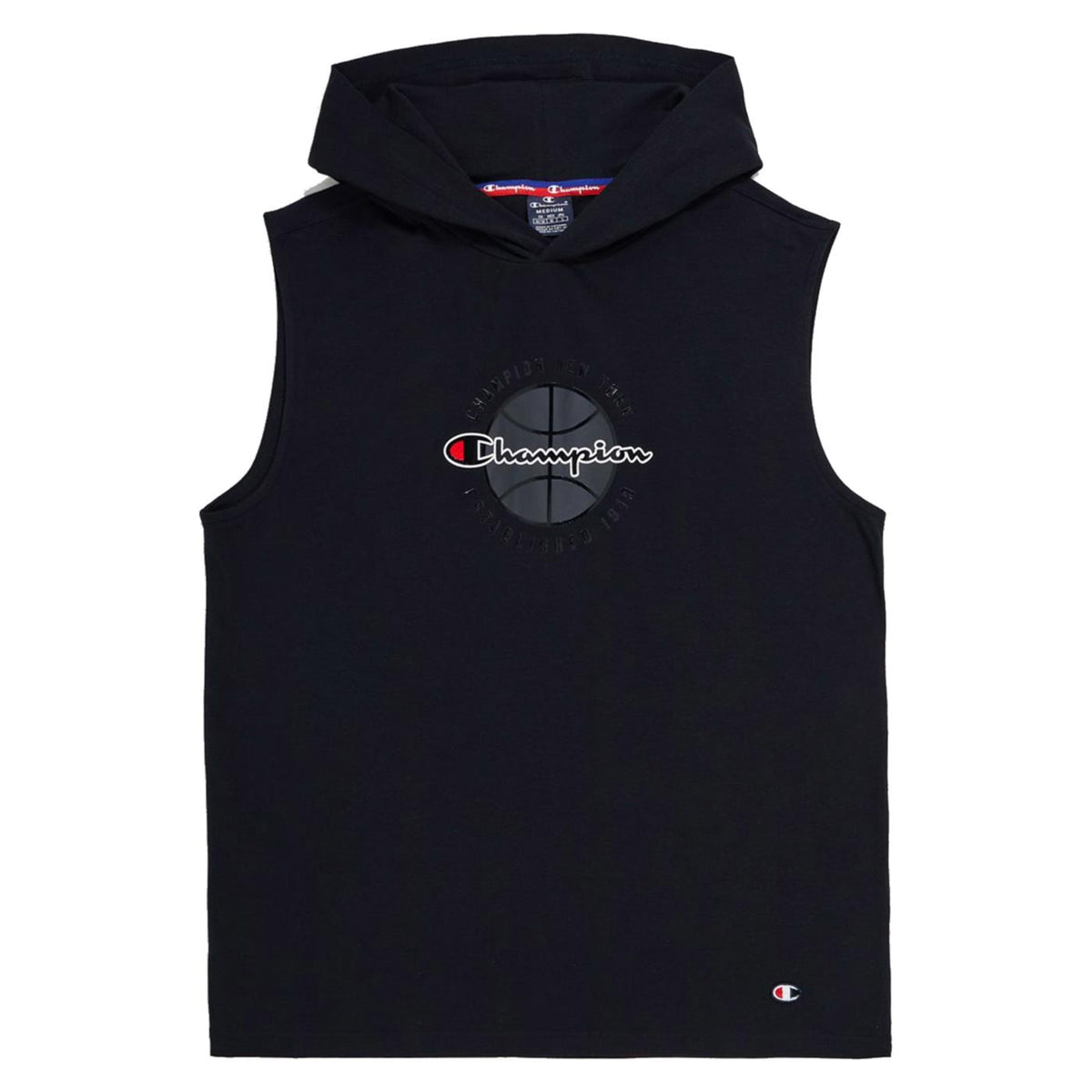 CHAMPION SLEEVELESS HOODED T-SHIRT