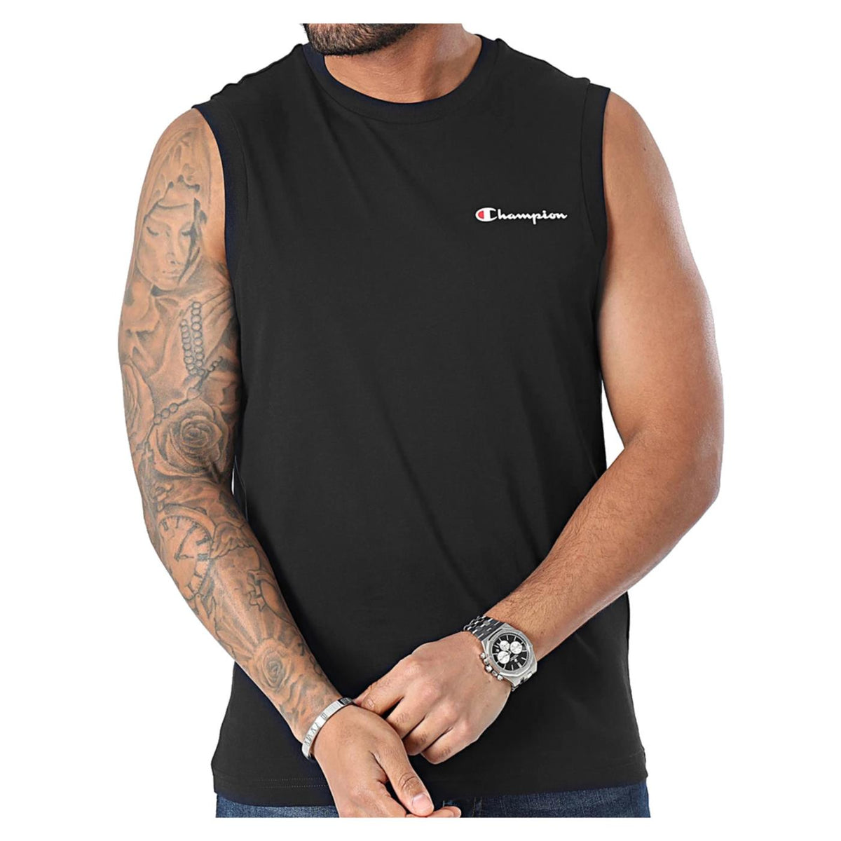 CHAMPION SLEEVELESS CREWNECK TEE - seconda immagine