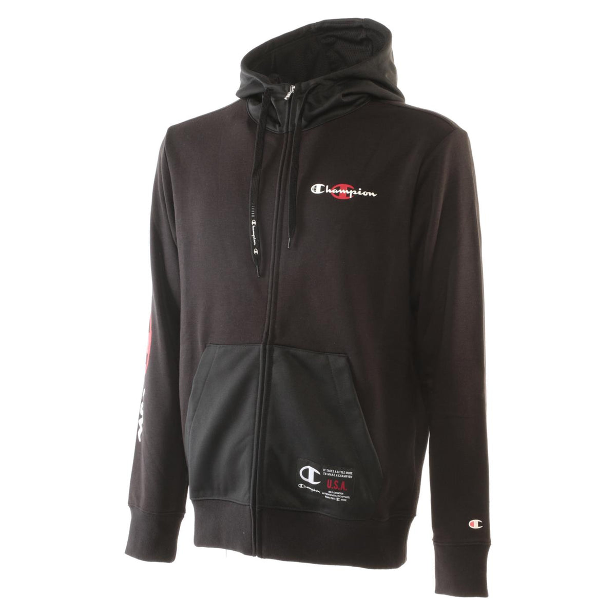 CHAMPION HOODED FULL ZIP SWEATSHIR - seconda immagine