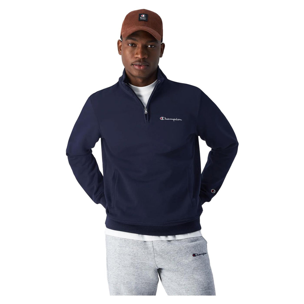 CHAMPION HALF ZIP SWEATSHIRT - seconda immagine