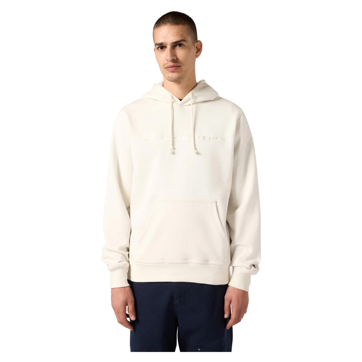 CHAMPION HOODED SWEATSHIRT - Bianco - vista 2