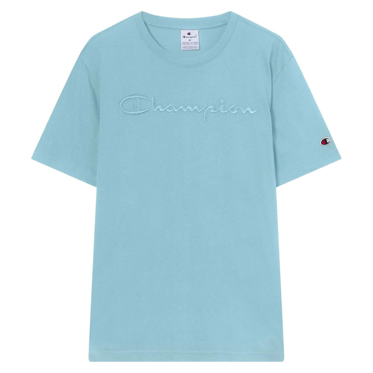 CHAMPION M SHORT SLEEVE TEE - C1-azzurro - vista 3