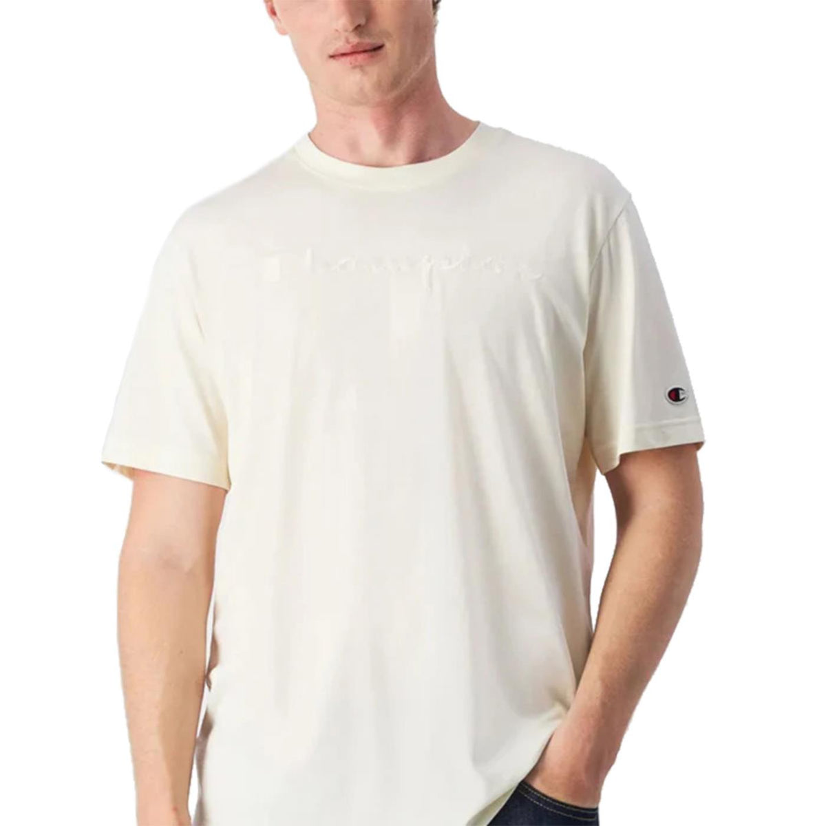 CHAMPION SS TEE - Bianco - vista 2