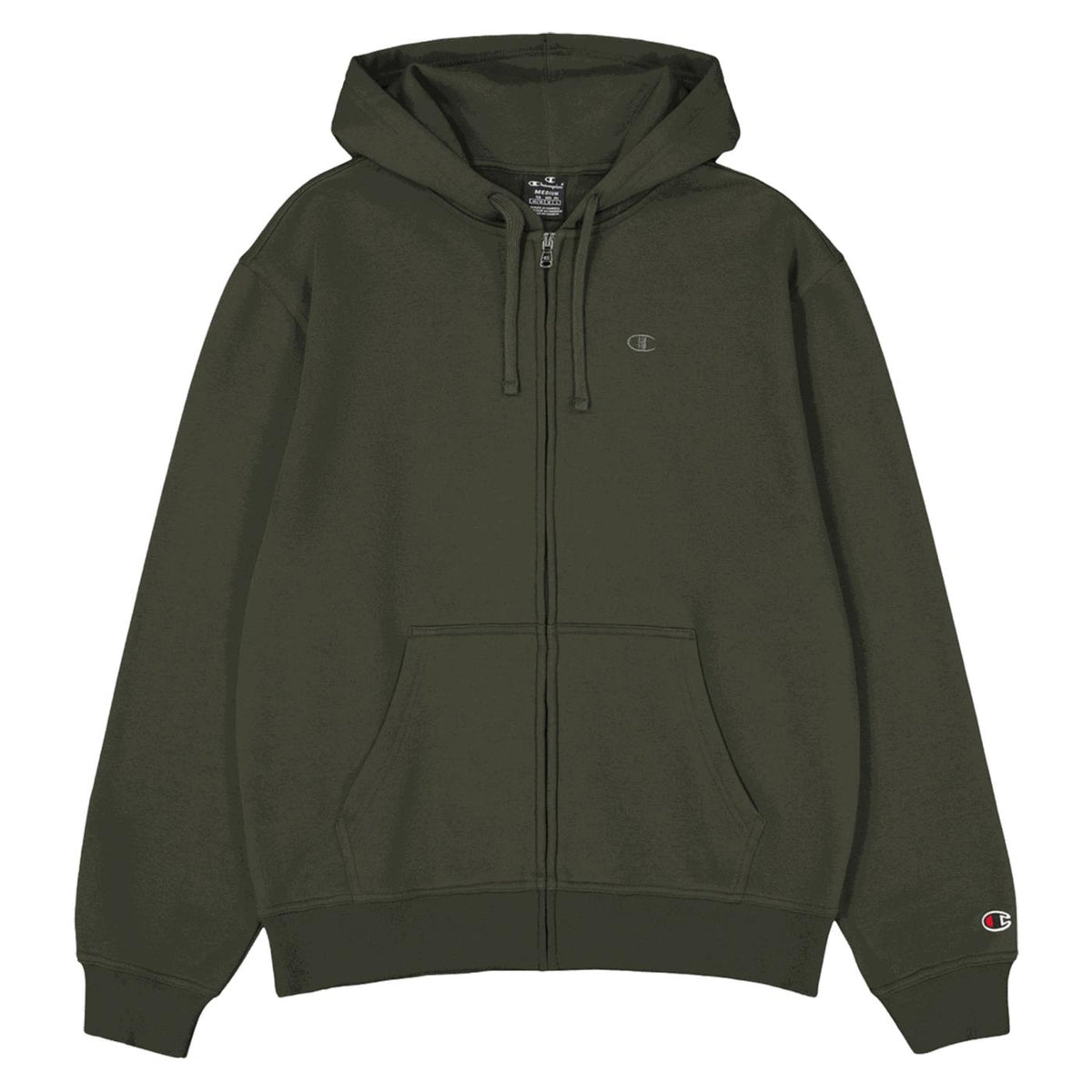 CHAMPION HOODED FZ SWEATSHIRT