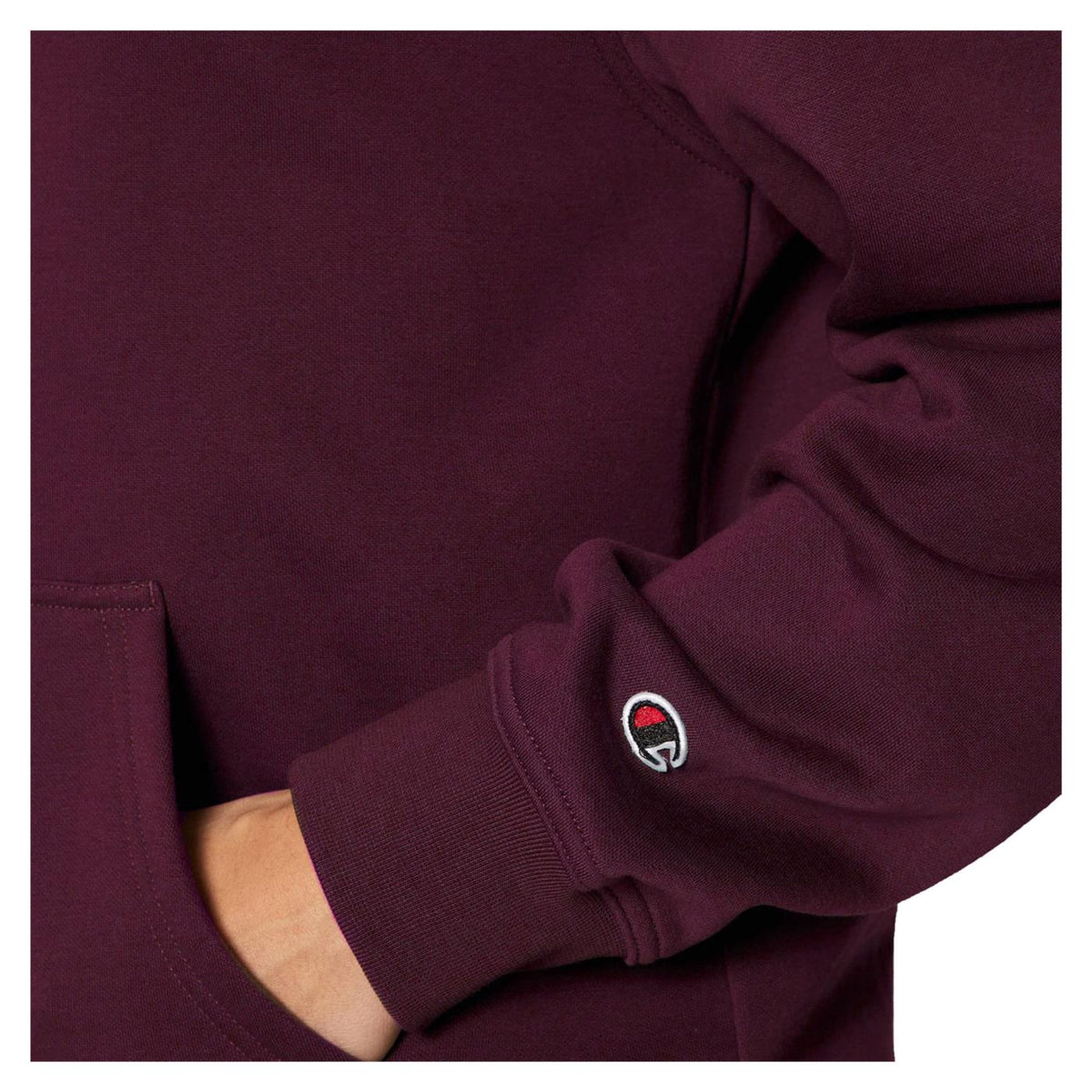 CHAMPION FZ HOODIE SWEATSHIRT - Bordeaux - vista 3