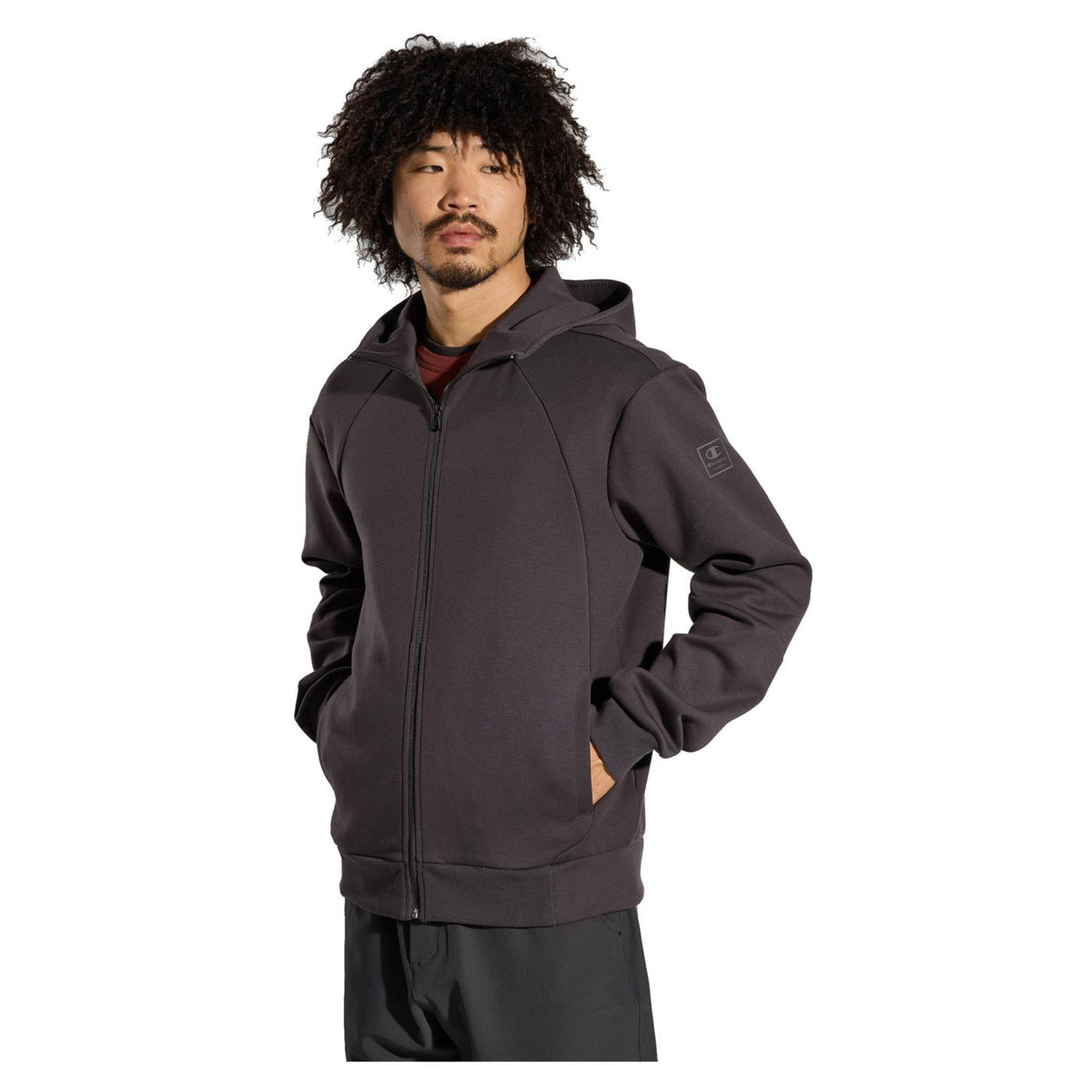 CHAMPION HOODED FZ SWEATSHIRT - seconda immagine