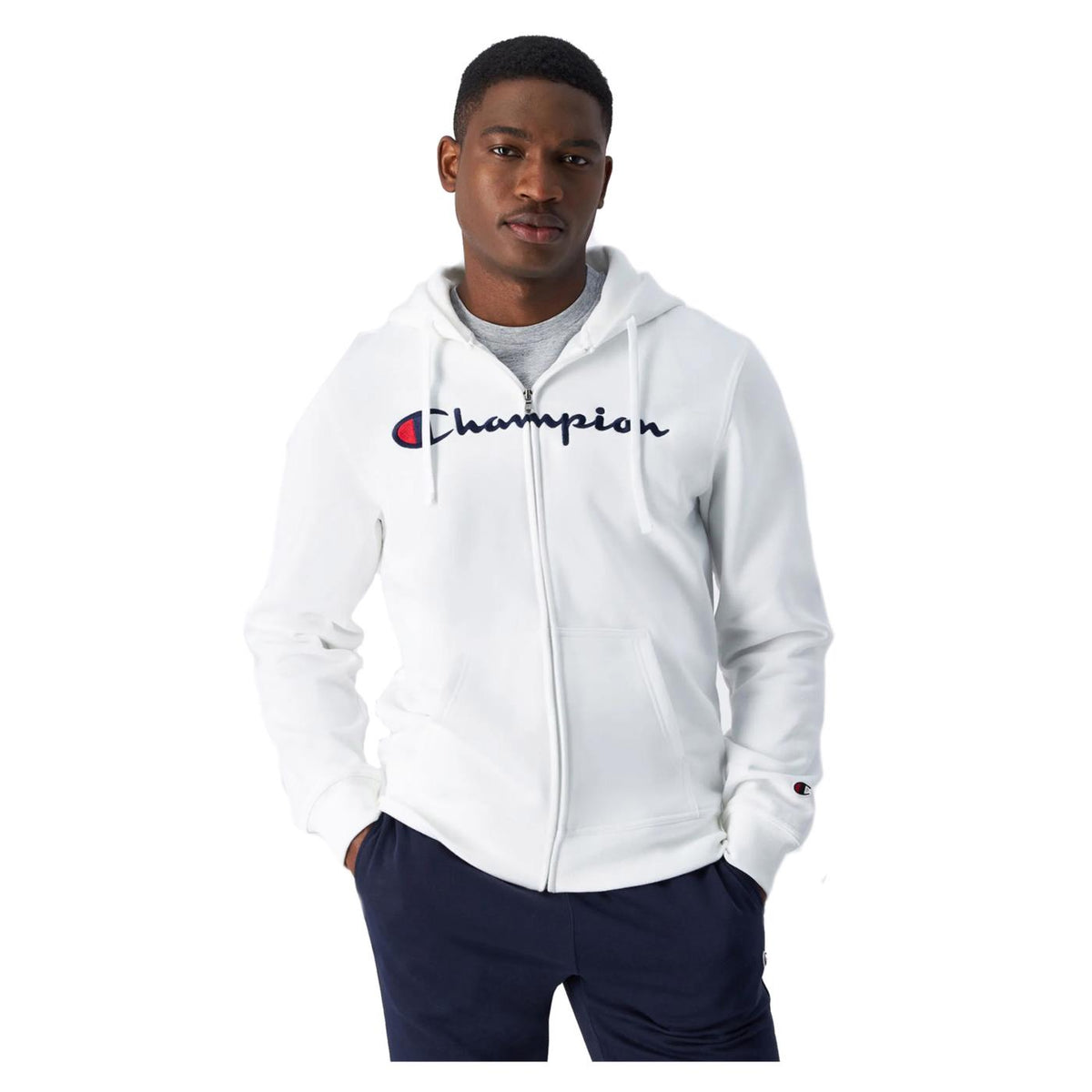 CHAMPION FELPA FULL ZIP CAPPUCCIO - seconda immagine