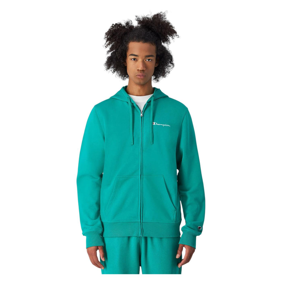 CHAMPION FELPA FULL ZIP CAPPUCCIO - seconda immagine