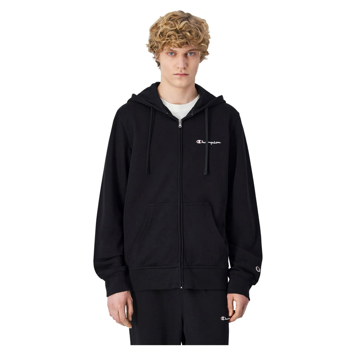 CHAMPION FELPA FULL ZIP CAPPUCCIO - seconda immagine