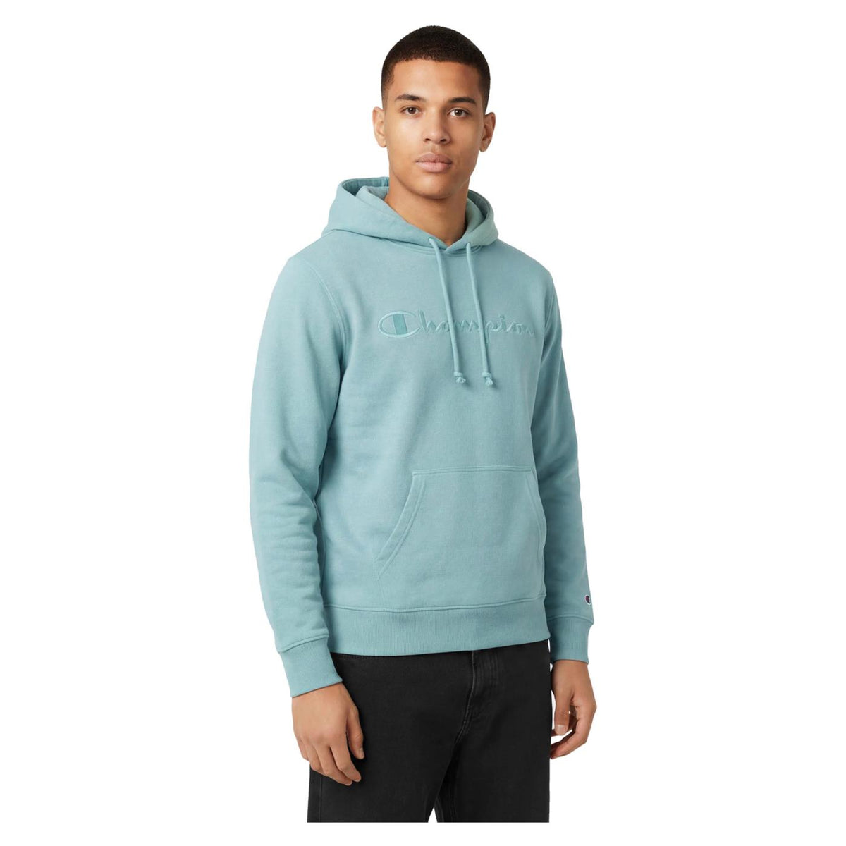 CHAMPION M HOODED SWEATSHIRT - Azzurro - immagine principale