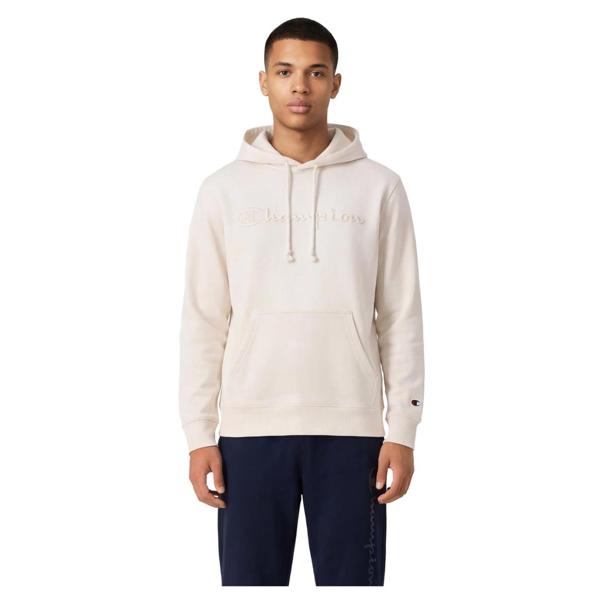 CHAMPION M HOODED SWEATSHIRT - Beige - immagine principale