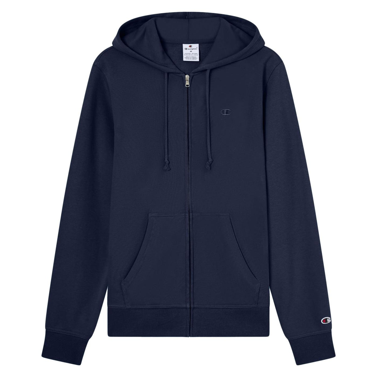 CHAMPION M HOODED FZ SWEATSHIRT - Blu - vista 3