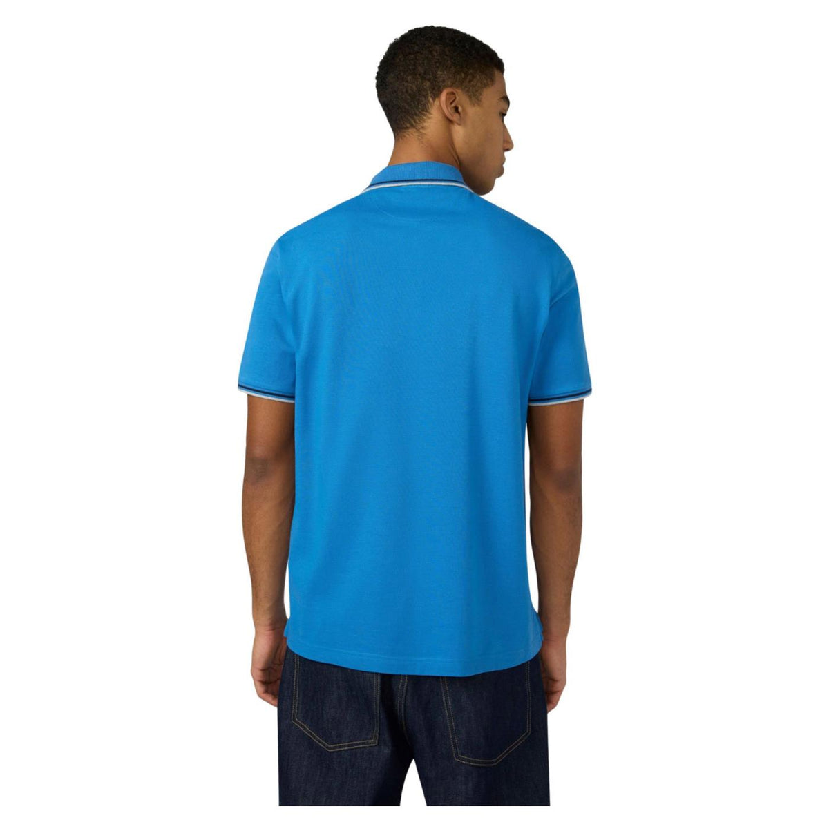 CHAMPION M POLO SHORT SLEEVE - Azzurro - vista 2