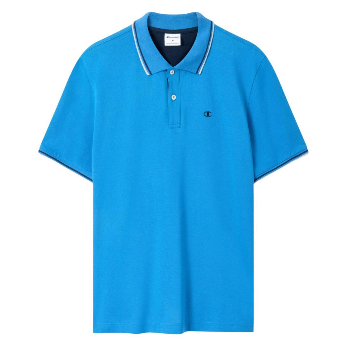 CHAMPION M POLO SHORT SLEEVE - Azzurro - vista 4