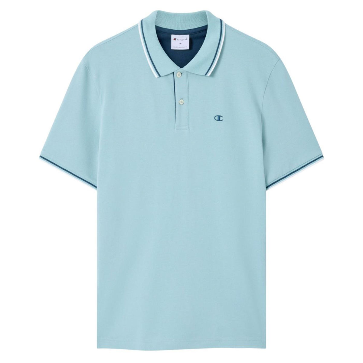 CHAMPION M POLO SHORT SLEEVE - Azzurro - vista 4