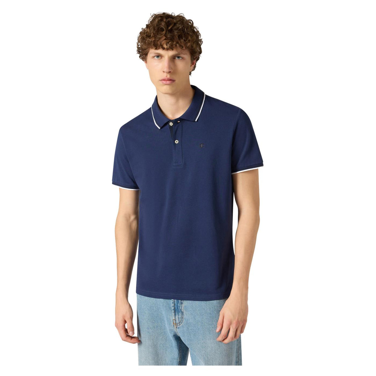 CHAMPION M POLO SHORT SLEEVE - Blu - immagine principale