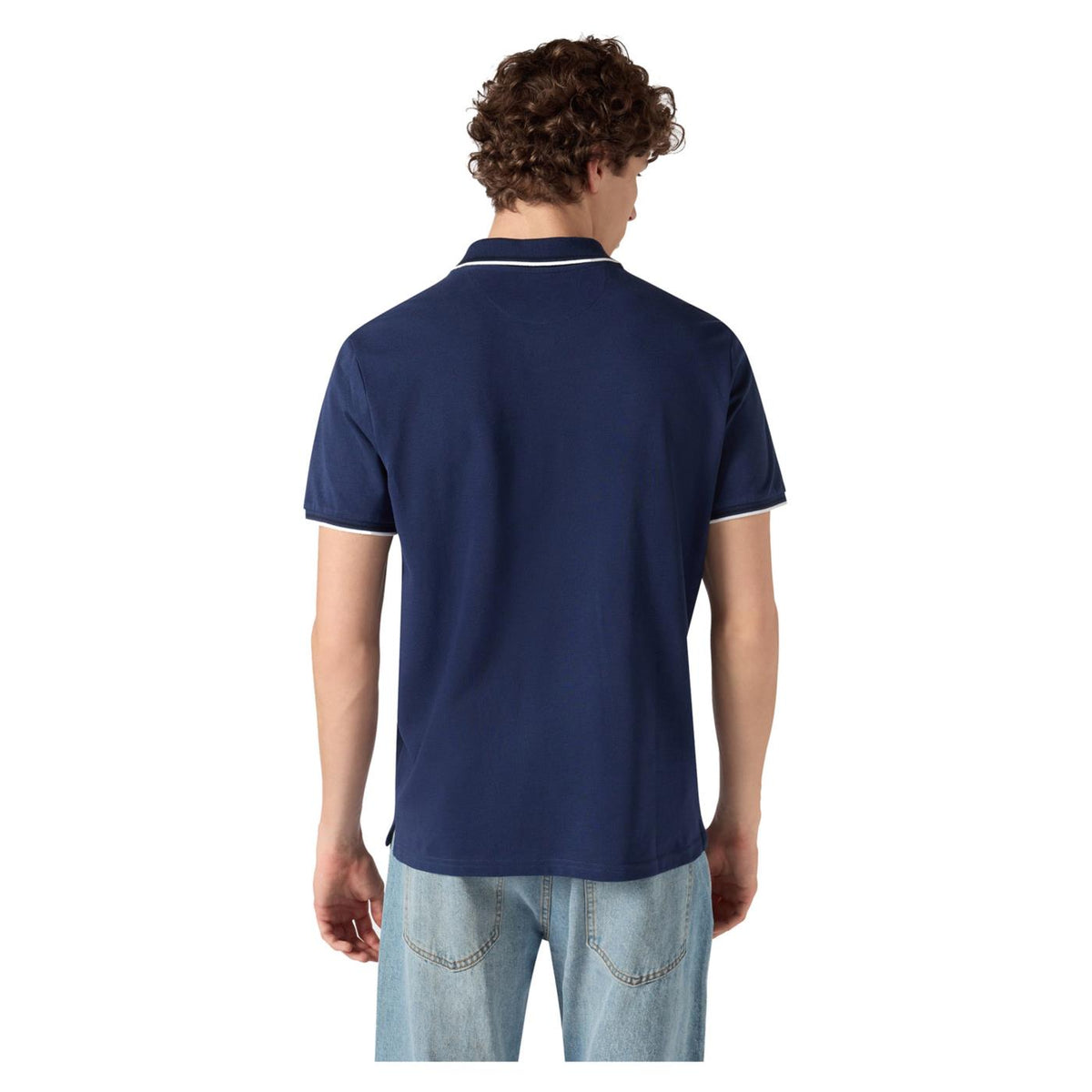 CHAMPION M POLO SHORT SLEEVE - Blu - vista 2