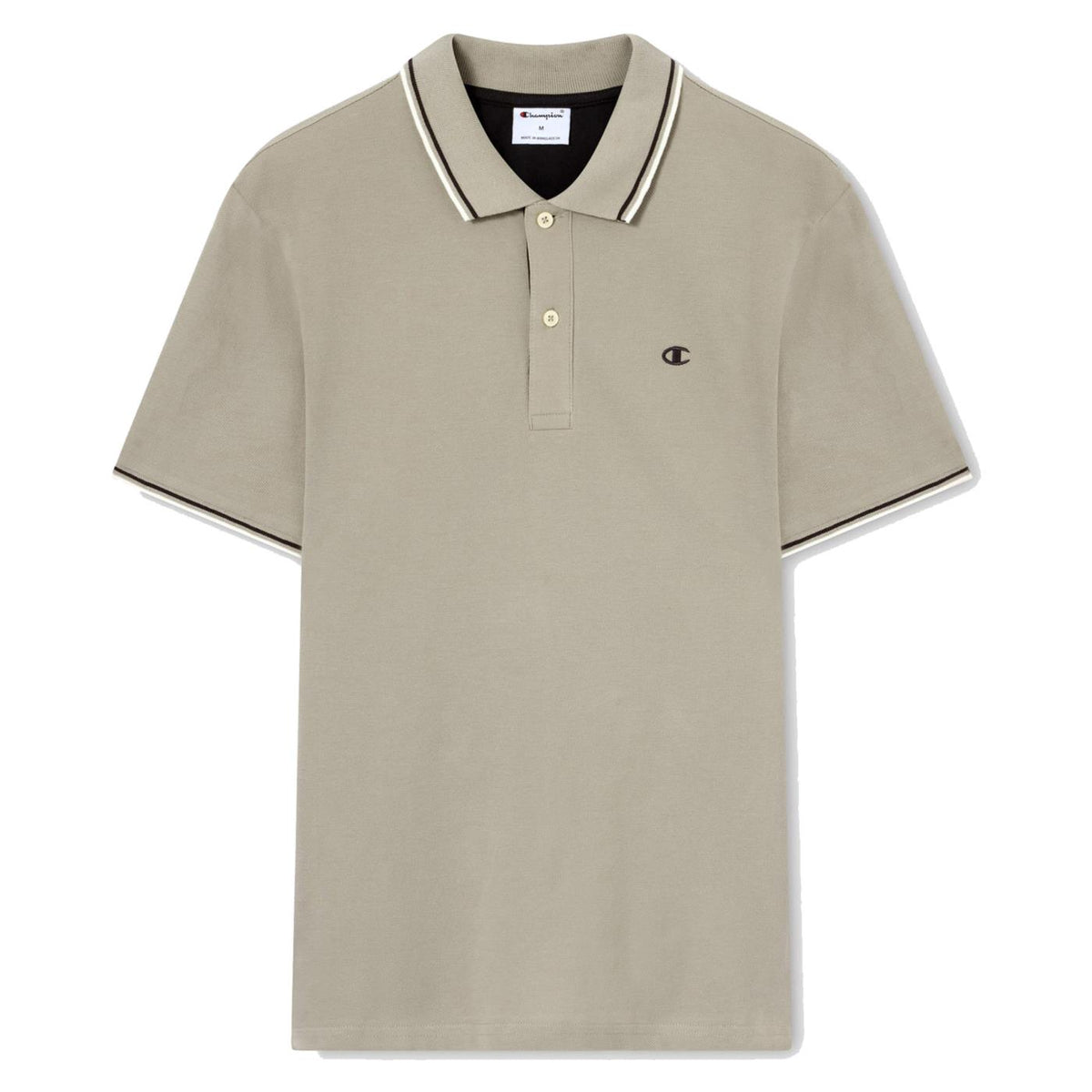 CHAMPION M POLO SHORT SLEEVE - Grigio chiaro - vista 3