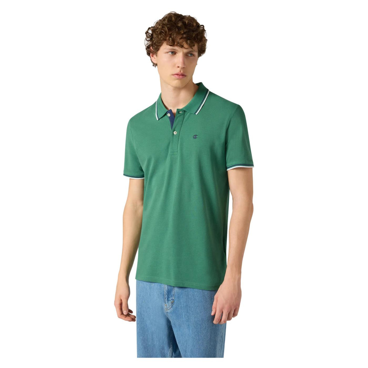 CHAMPION M POLO SHORT SLEEVE - Verde - immagine principale