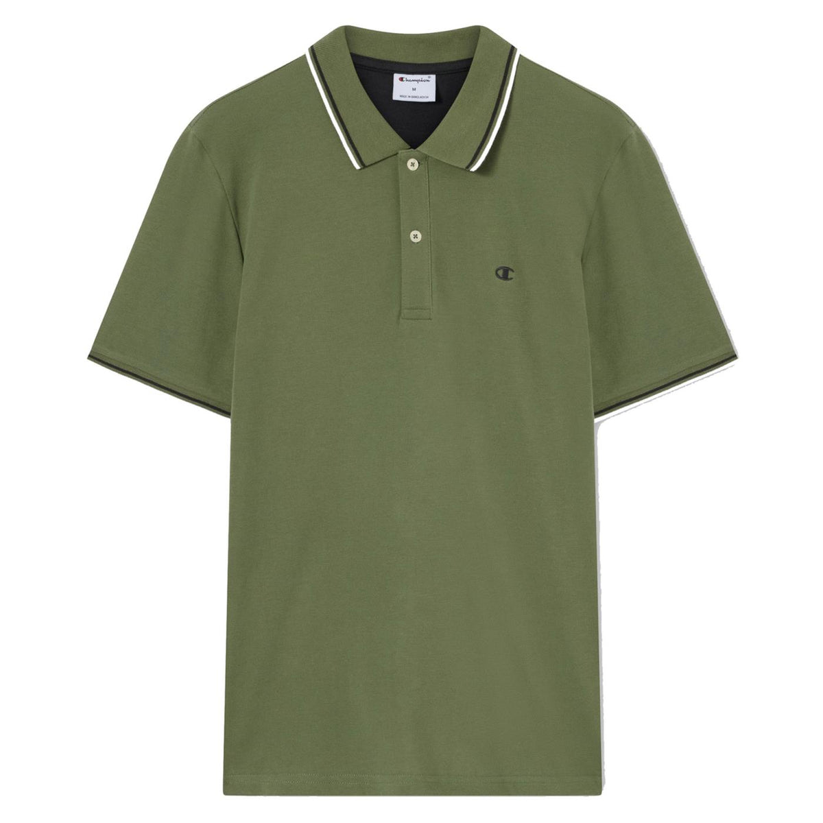 CHAMPION M POLO SHORT SLEEVE - Militare - vista 3
