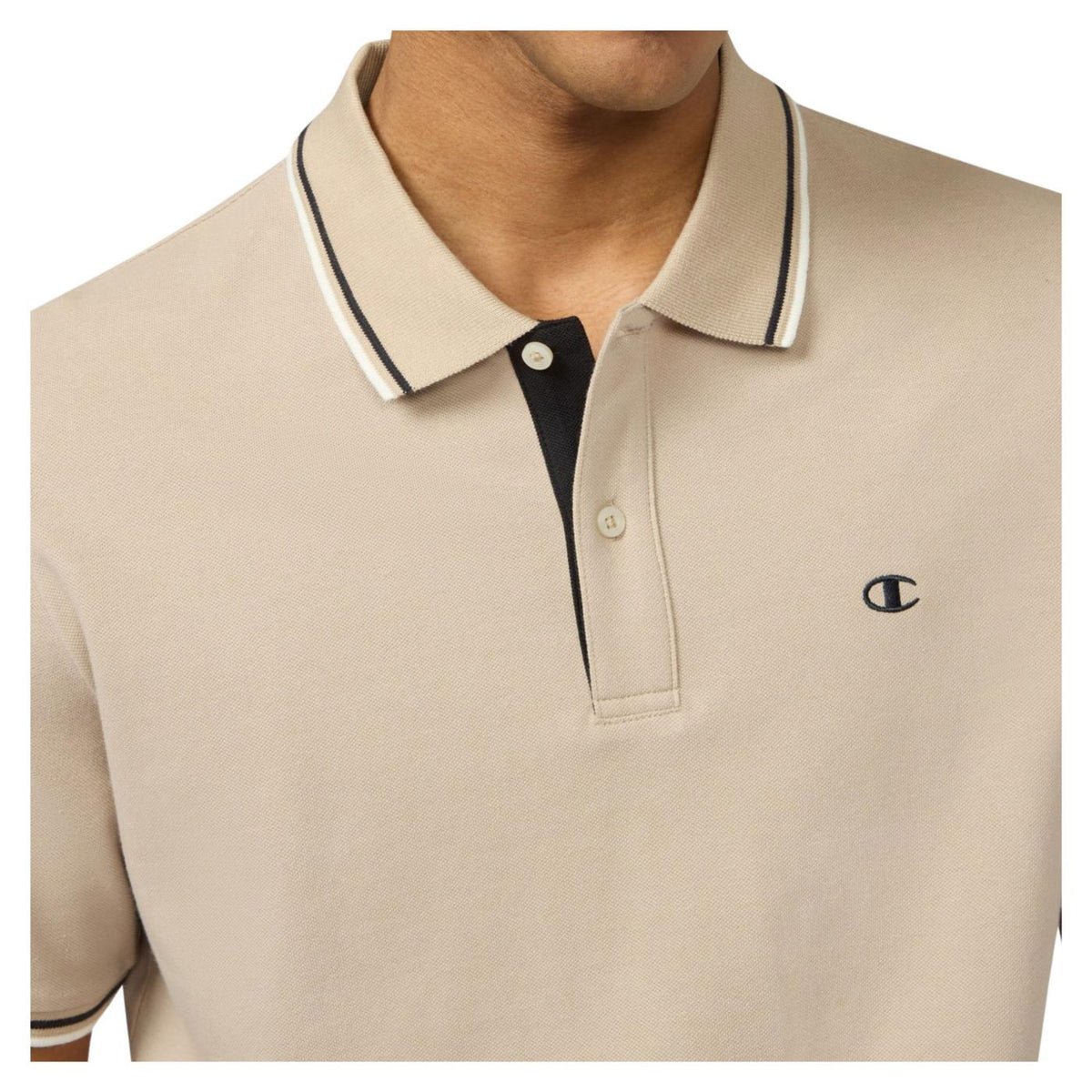 CHAMPION M POLO SHORT SLEEVE - Beige - vista 3