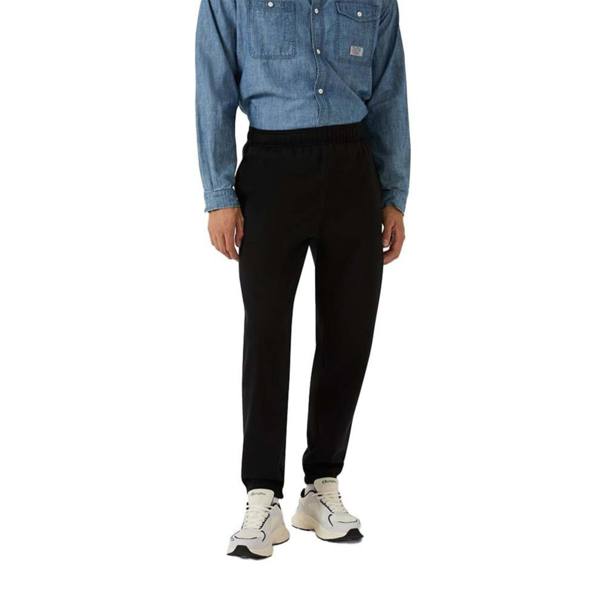 CHAMPION ELASTIC CUFF PANTS - Nero - immagine principale
