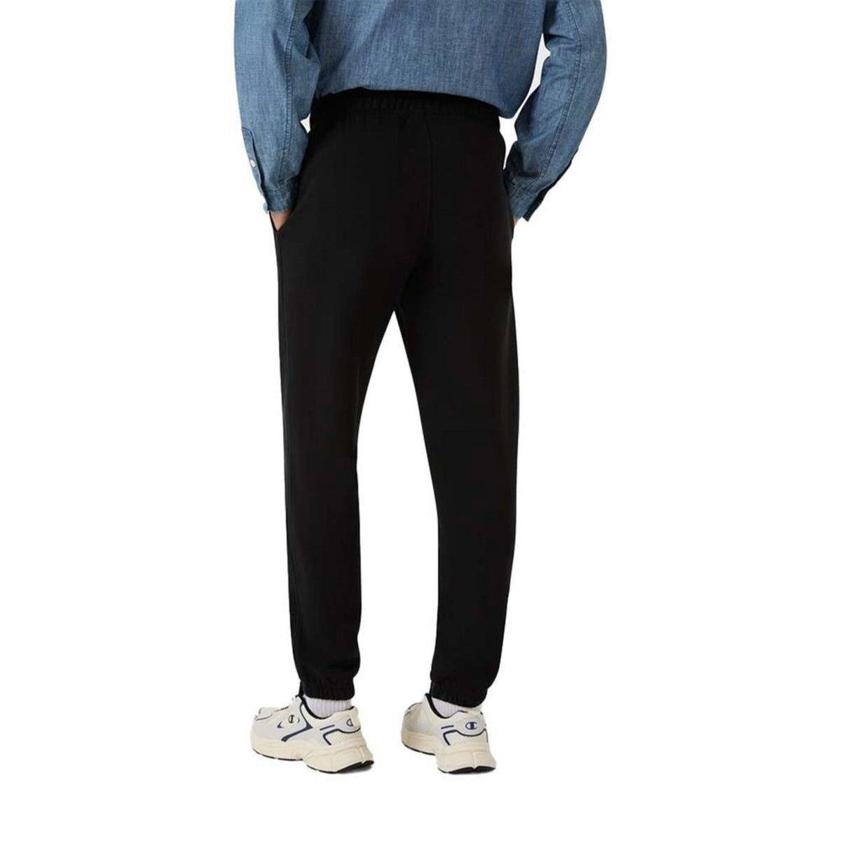 CHAMPION ELASTIC CUFF PANTS - Nero - vista 2