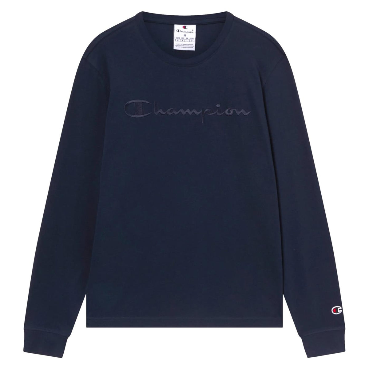 CHAMPION CREWNECK LONG SLEEVE TEE