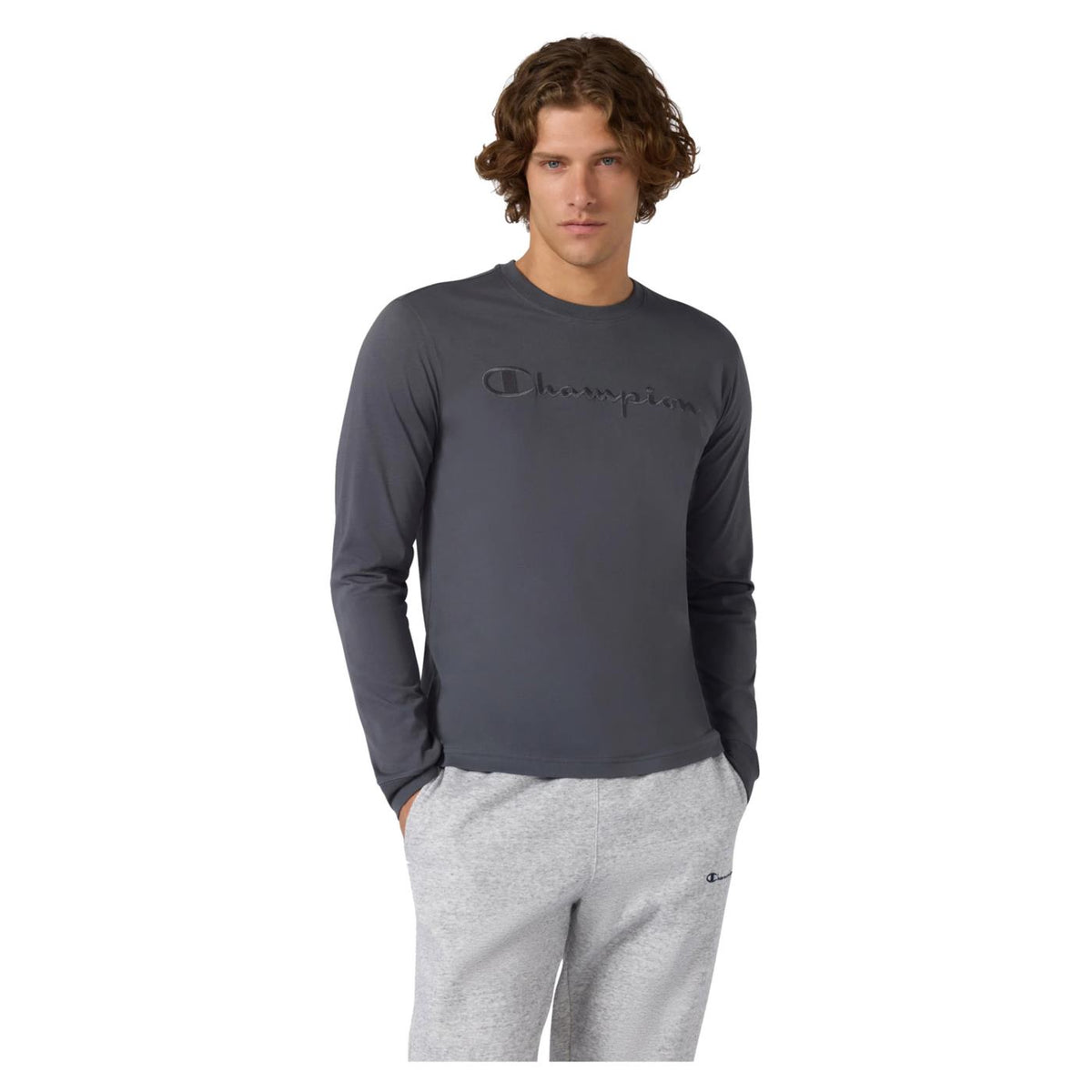 CHAMPION CREWNECK LONG SLEEVE TEE - seconda immagine