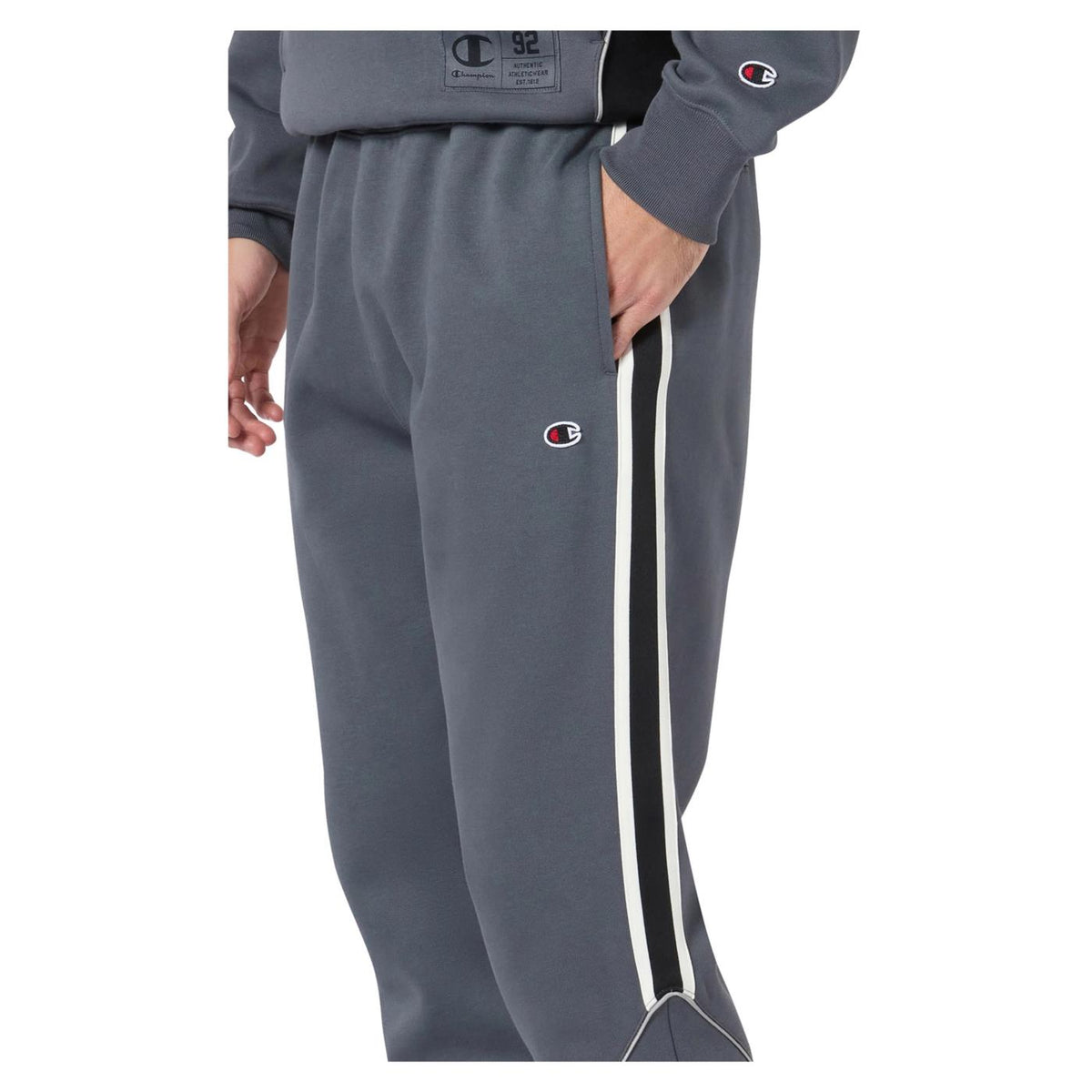 CHAMPION RIB CUFF PANTS - Grigio scuro - vista 3