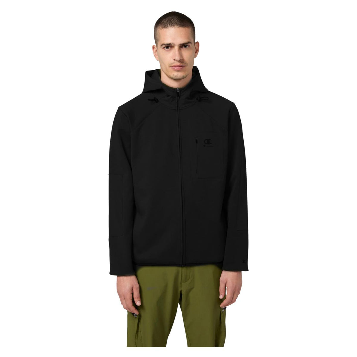 CHAMPION FZ HOODIE SWEATSHIRT - Nero - vista 2
