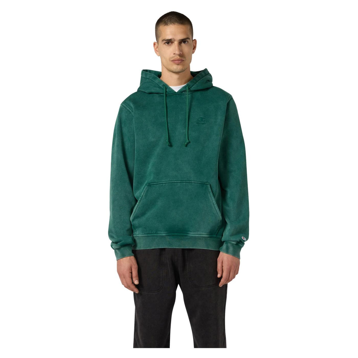 CHAMPION HOODED SWEATSHIRT - Verde - vista 2