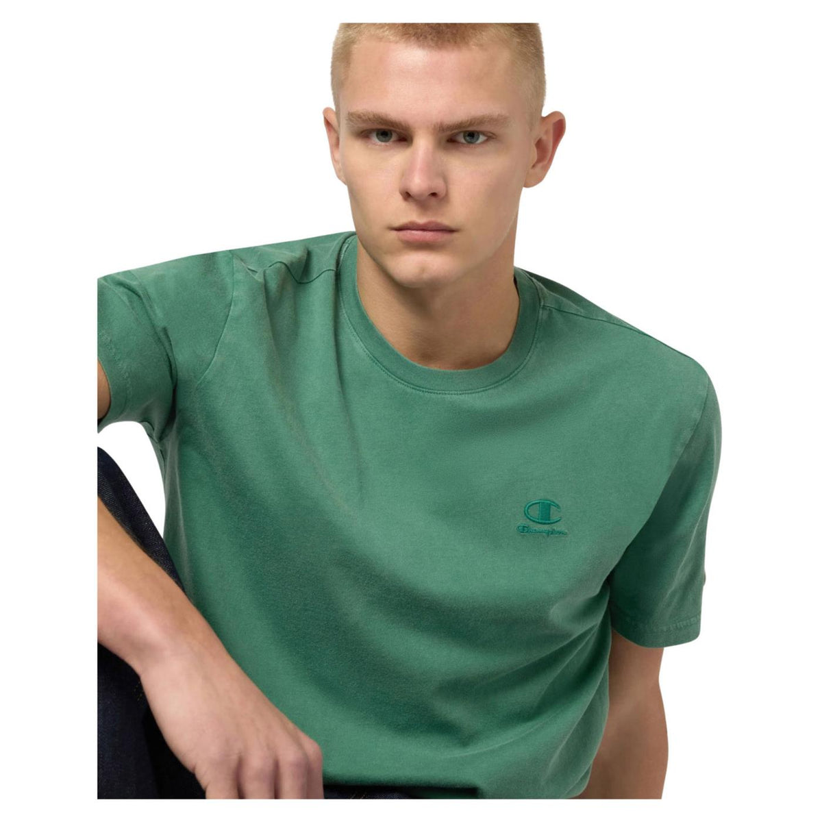 CHAMPION M SHORT SLEEVE TEE - Verde - vista 3