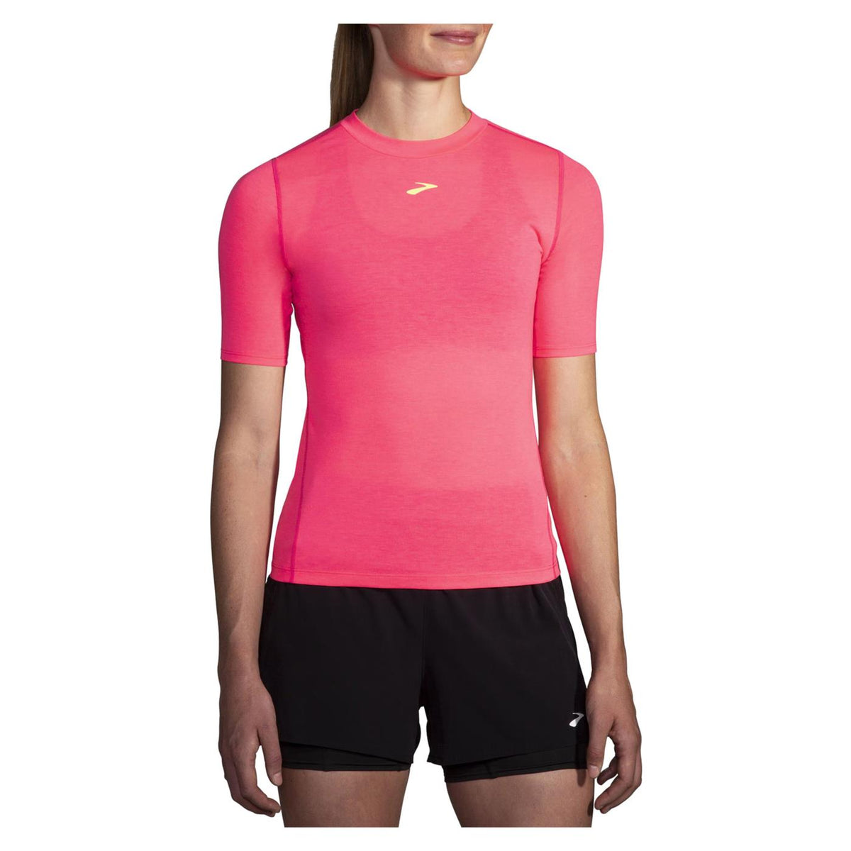BROOKS HIGH POINT SS W RUN TEE