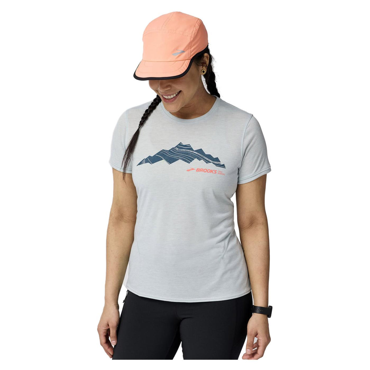 BROOKS DISTANCE SHORT SLEEVE W - seconda immagine