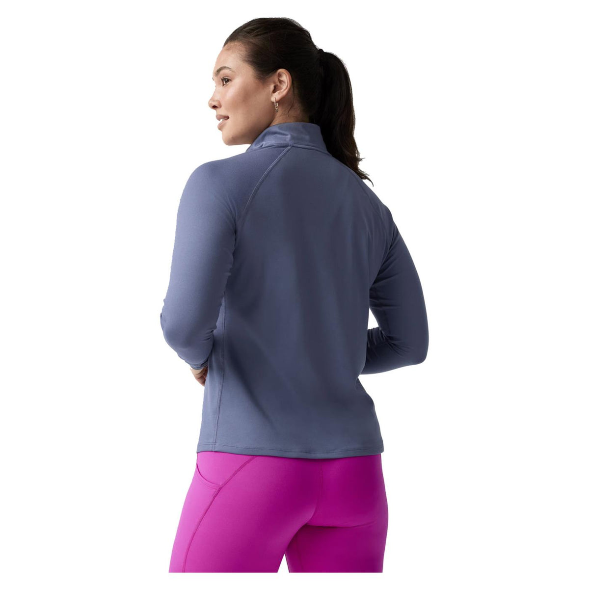 BROOKS DASH HALF ZIP TEE WOMAN - seconda immagine