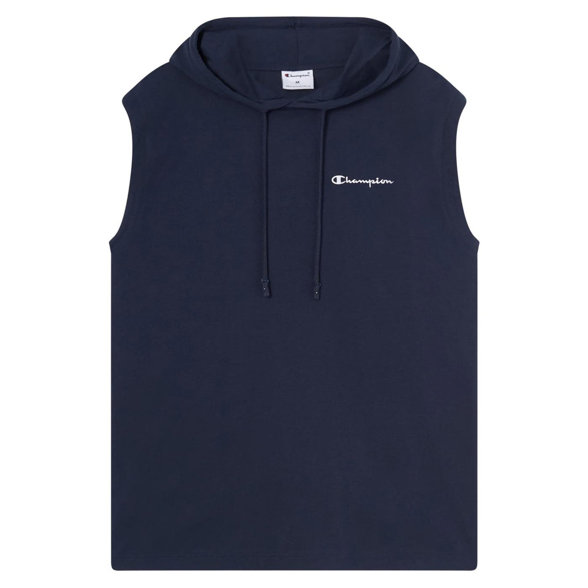 CHAMPION M HOODED TEE - Blu - vista 3