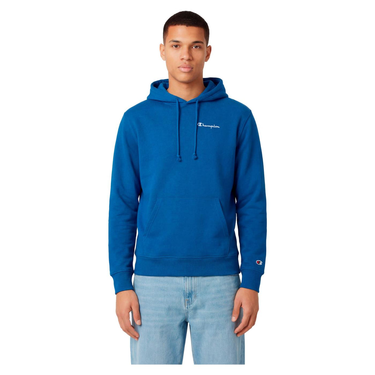 CHAMPION M HOODED SWEATSHIRT - Blu Royal - immagine principale