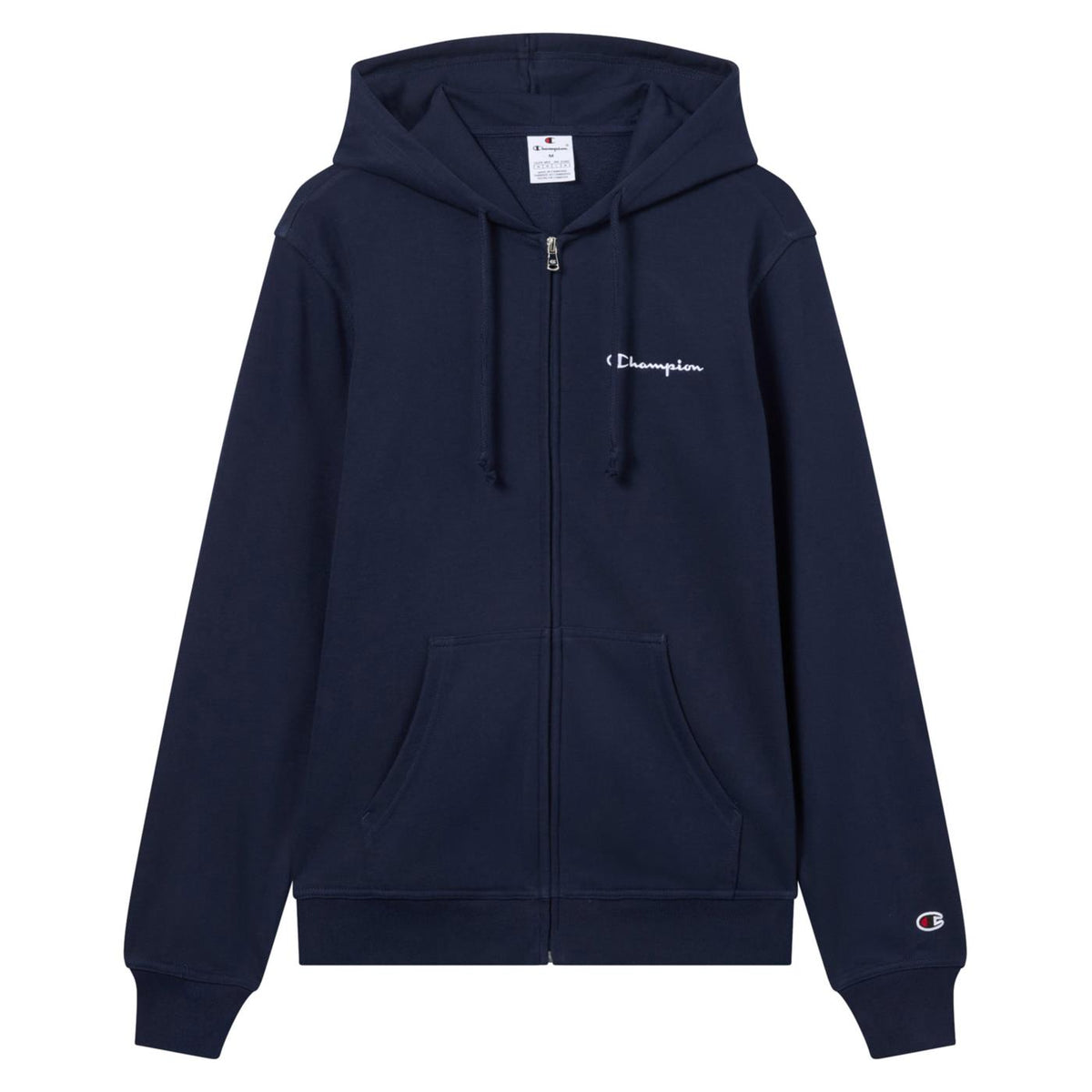 CHAMPION M HOODED FZ SWEATSHIRT - C1-blu - vista 3