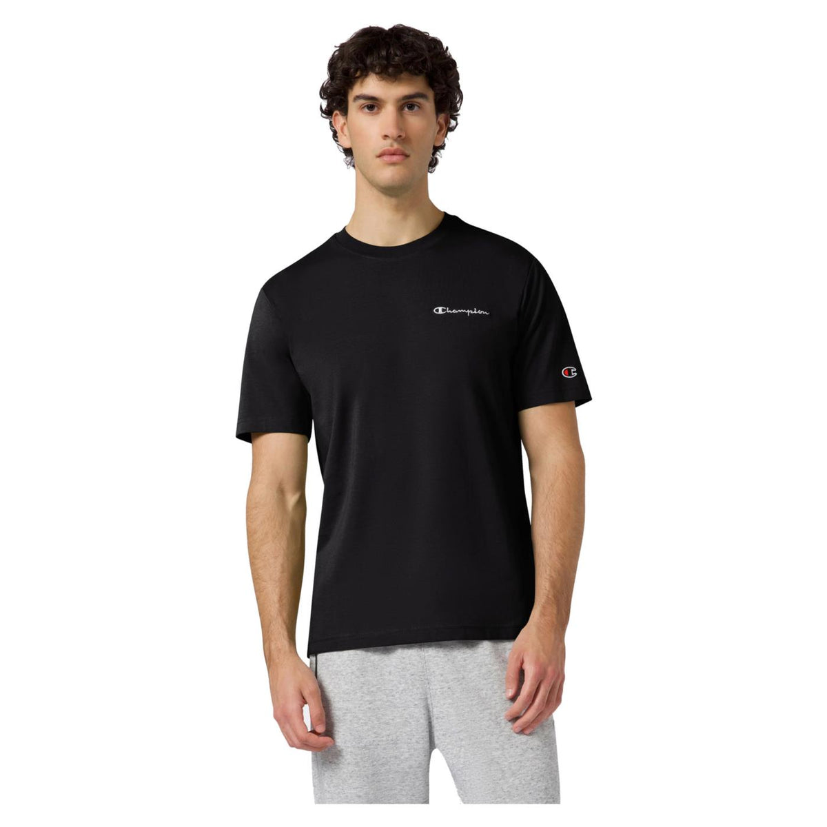 CHAMPION M SHORT SLEEVE TEE - C1-nero - immagine principale
