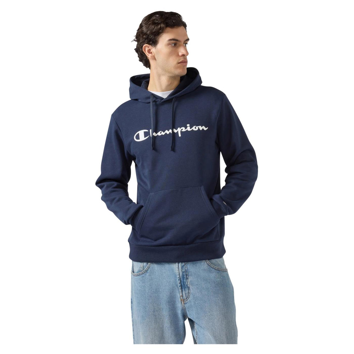 CHAMPION HOODED SWEATSHIRT - Blu - vista 2