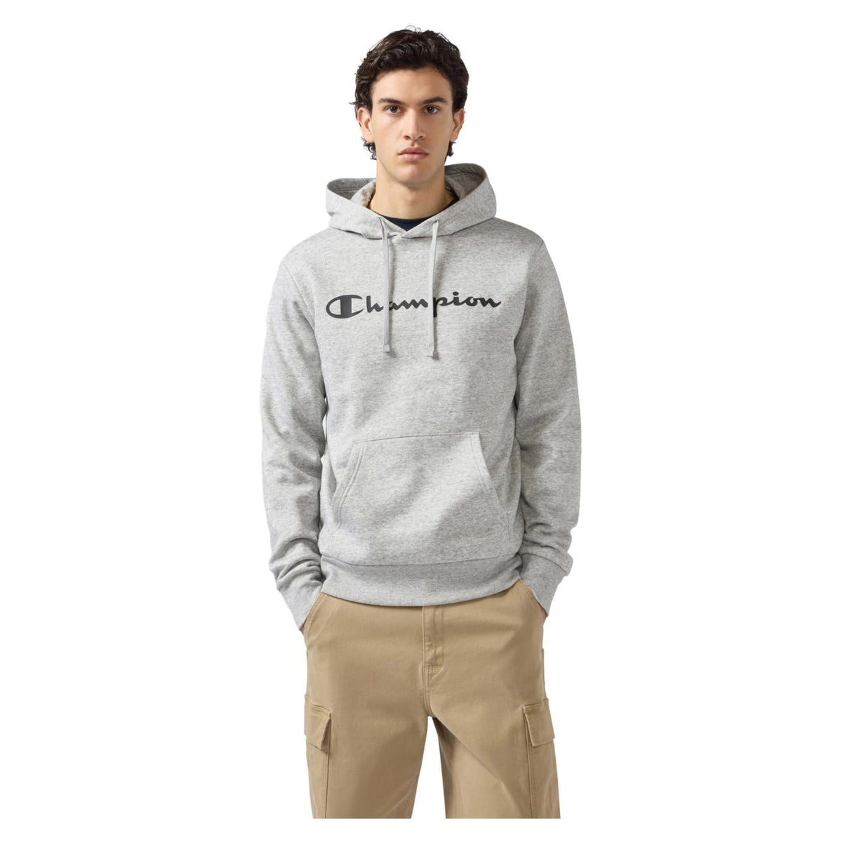 CHAMPION HOODED SWEATSHIRT - Grigio chiaro - vista 2